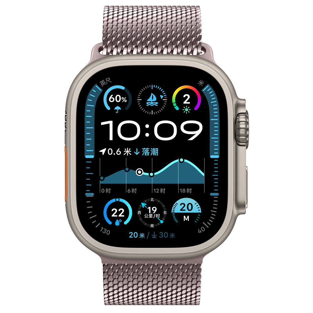 Apple Watch Ultra 49mm Zore KRD-121 Metal Mesh Band Gray