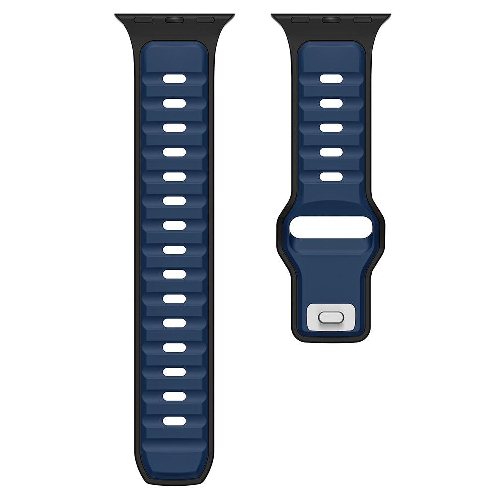 Apple Watch Ultra 49mm Zore KRD-135 Silicone Band Strap Light Blue-Gray