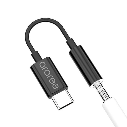Araree Type-C To 3.5mm Dönüştürücü Siyah
