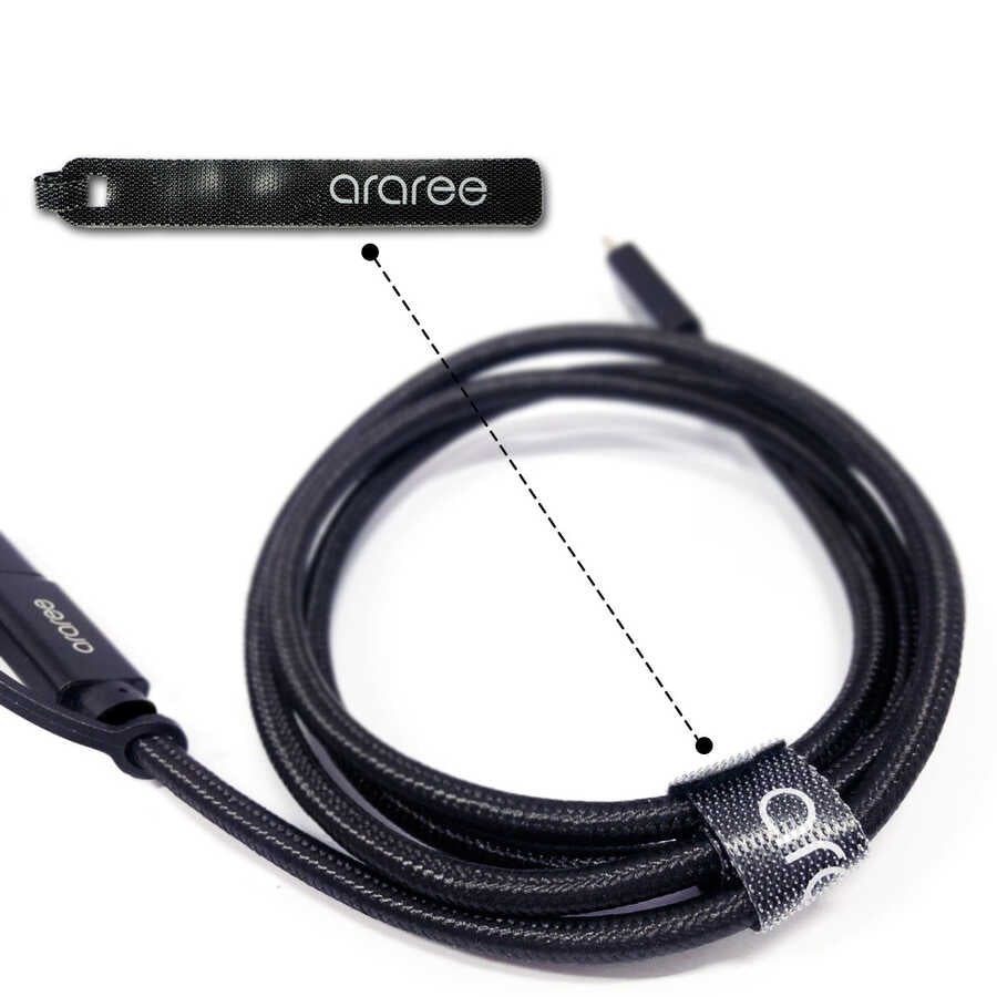 Araree Type-C To PD 2 in 1 Cable Black