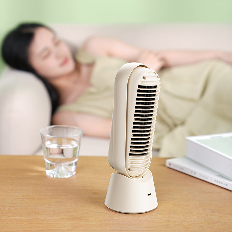 Benks Ace Tower F25 Portable Rechargeable Desktop Cooler Fan with LED Light Display