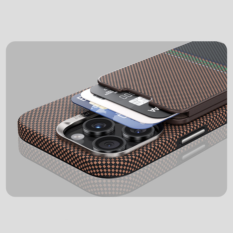 Benks ArmorGo 600D Aramid Fiber Magnetik Standlı Kartlık Gri