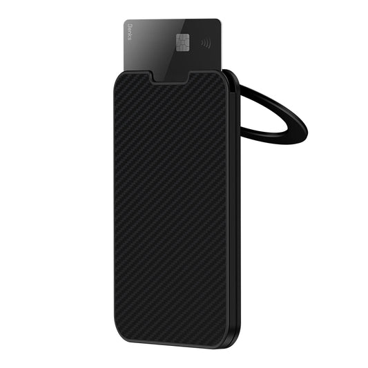 Benks ArmorGo 600D Aramid Fiber Magnetik Standlı Kartlık Siyah