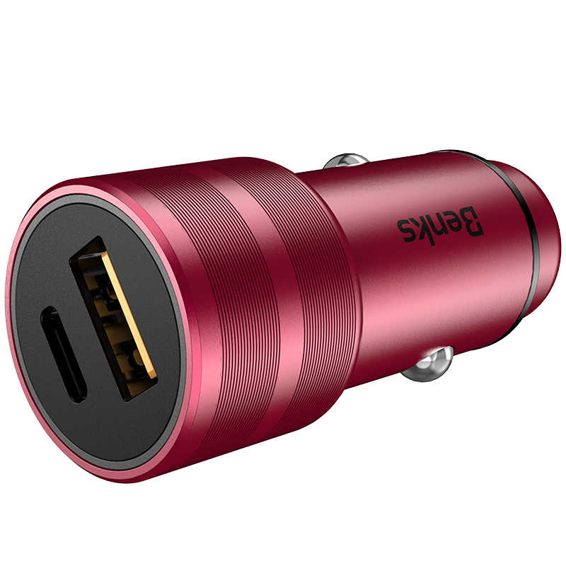 Benks C28 Fast Charging PD Car Charger Gray