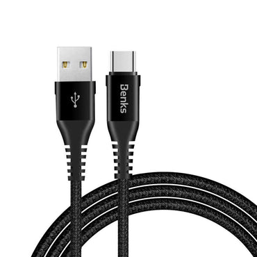 Benks D26 Type-C Usb Kablo 1.2M Siyah