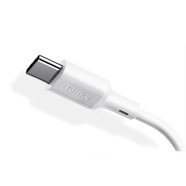Benks D35 Type-C Fast Charging Usb Kablo 0.25m Beyaz