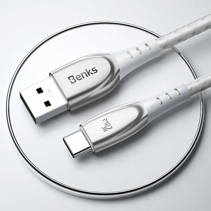 Benks D40 25W Type-C Usb Kablo 1.2M Siyah