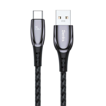 Benks D40 25W Type-C Usb Kablo 2M Siyah