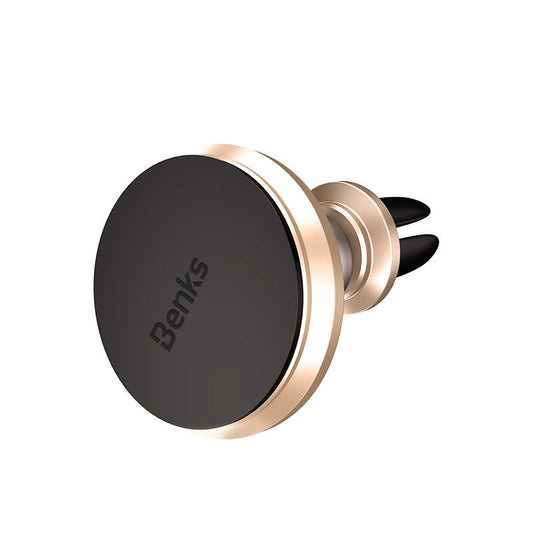 Benks H10 Magnetic Car Mount (Air Vent) Car Phone Holder Gold
