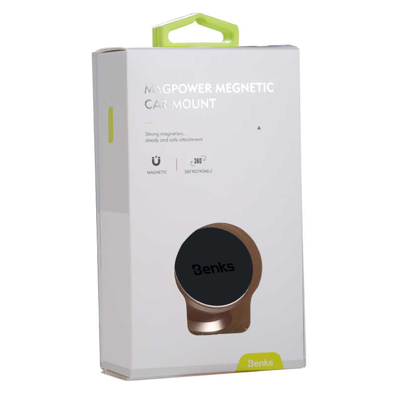 Benks H10 Magnetic Car Mount (Dash Board) Car Phone Holder Gray