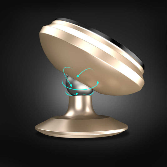 Benks H10 Magnetic Car Mount (Dash Board) Car Phone Holder Gold