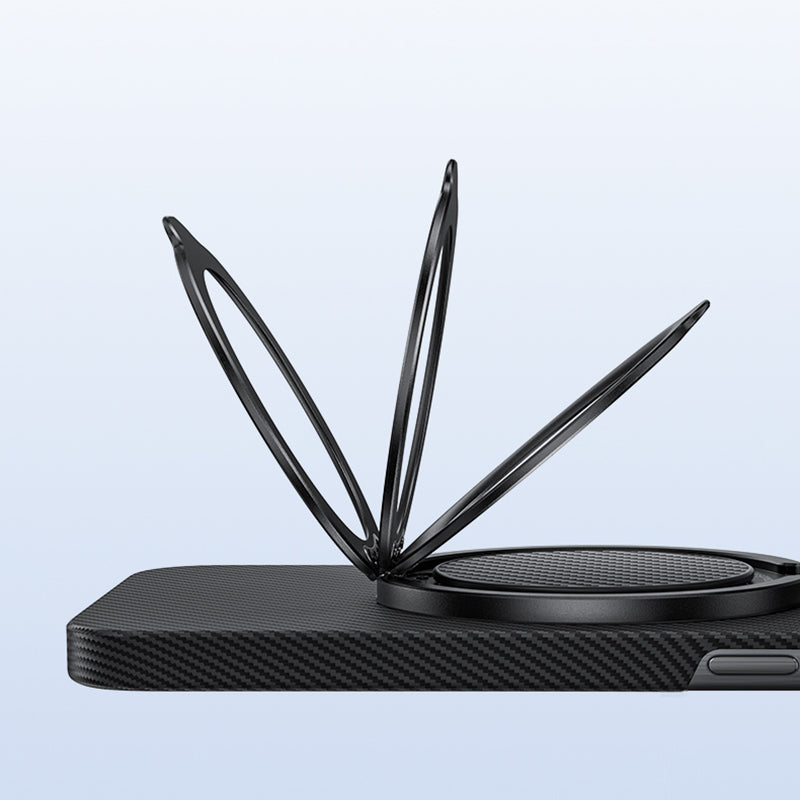 Benks L56 Magnetik 360 Derece Dönebilen ArmorPop Kevlar Tasarımlı Parmak Ring Stand Siyah