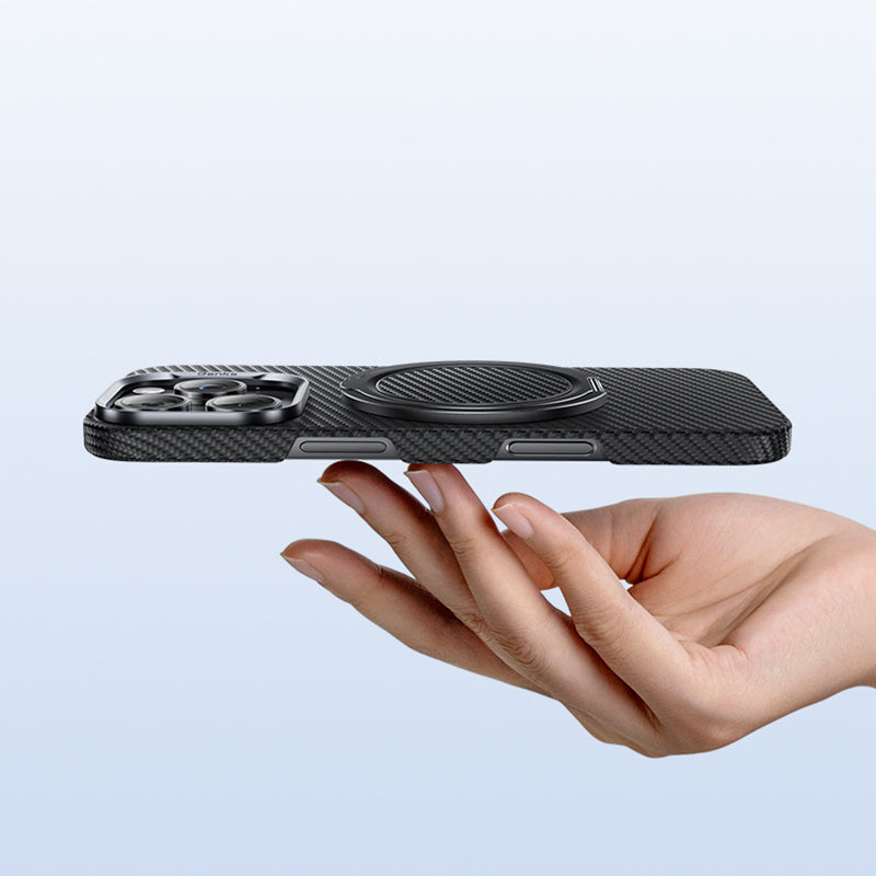 Benks L56 Magnetik 360 Derece Dönebilen ArmorPop Kevlar Tasarımlı Parmak Ring Stand Siyah