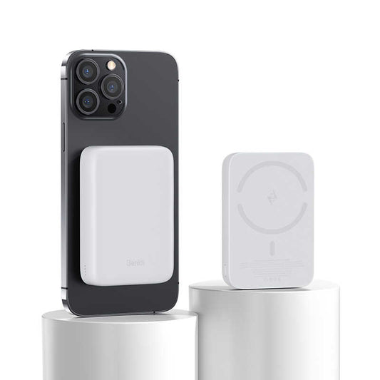 Benks MP03 M-safe Magnetic Powerbank 10000 Mah Beyaz