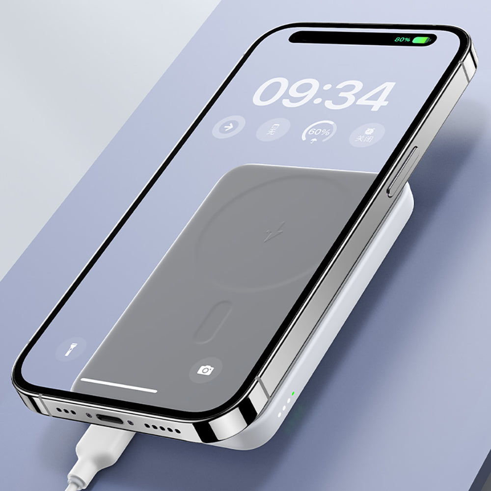 Benks MP08 M-safe Magnetik Standlı İnce Tasarımlı Powerbank 10000mAh Siyah