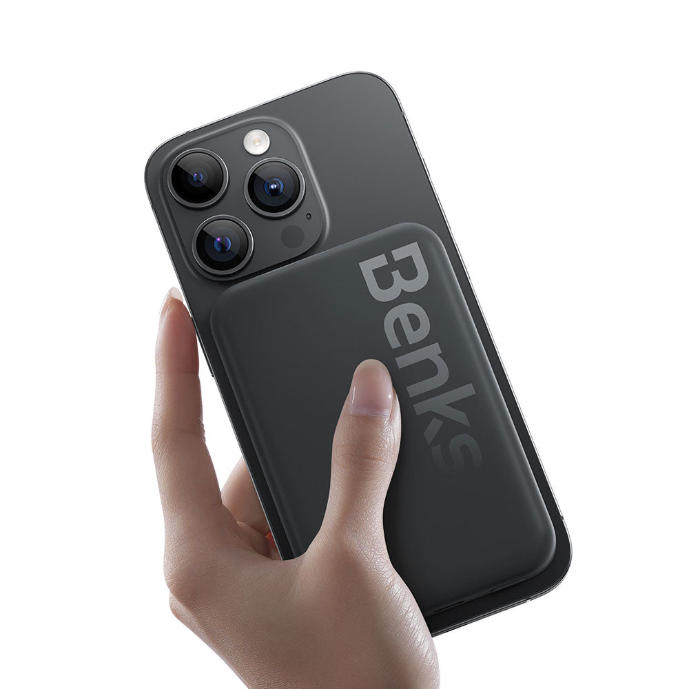 Benks MP10 M-safe Magnetik İnce Tasarımlı Powerbank 6000mAh Pembe