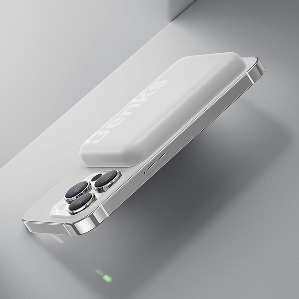 Benks MP10 M-safe Magnetik İnce Tasarımlı Powerbank 6000mAh Pembe