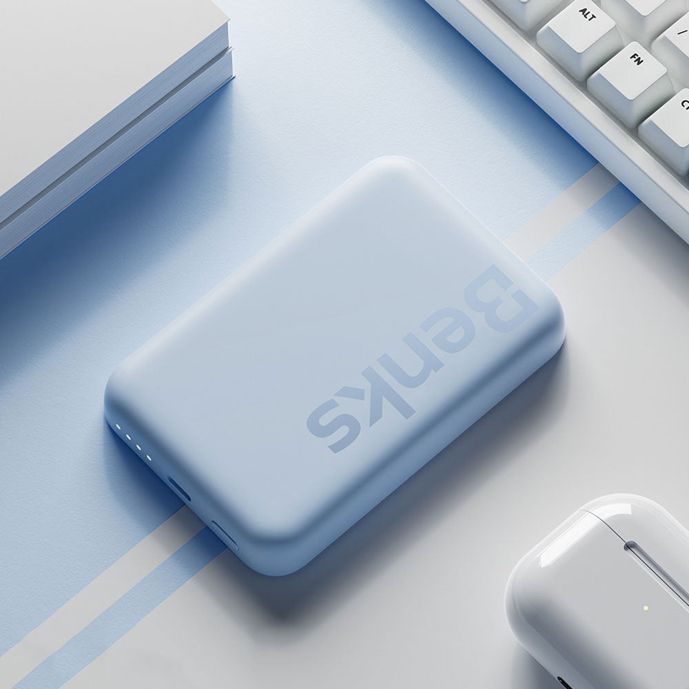 Benks MP10 M-safe Magnetik İnce Tasarımlı Powerbank 6000mAh Pembe