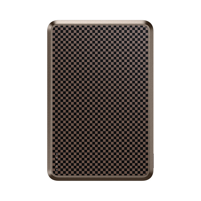 Benks MP15 ArmorGo M-safe Şarj Özellikli Ultra İnce ArmorTint Serisi Aramid Fiber Powerbank 15W 5000mAh Gold