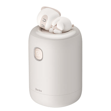 Benks NS03 Dijital Ekran El Isıtıcı Özellikli Aroma Kokulu Powerbank 15W 10000mAh Beyaz