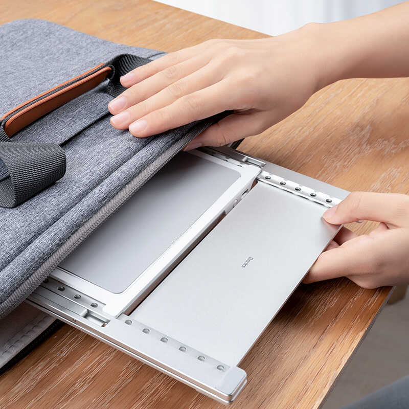 Benks SR03 Laptop Stand with Fan Silver