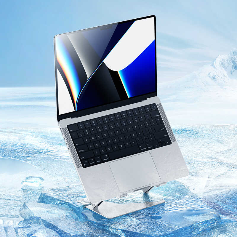 Benks SR06 Fan Cooling Laptop Stand Silver