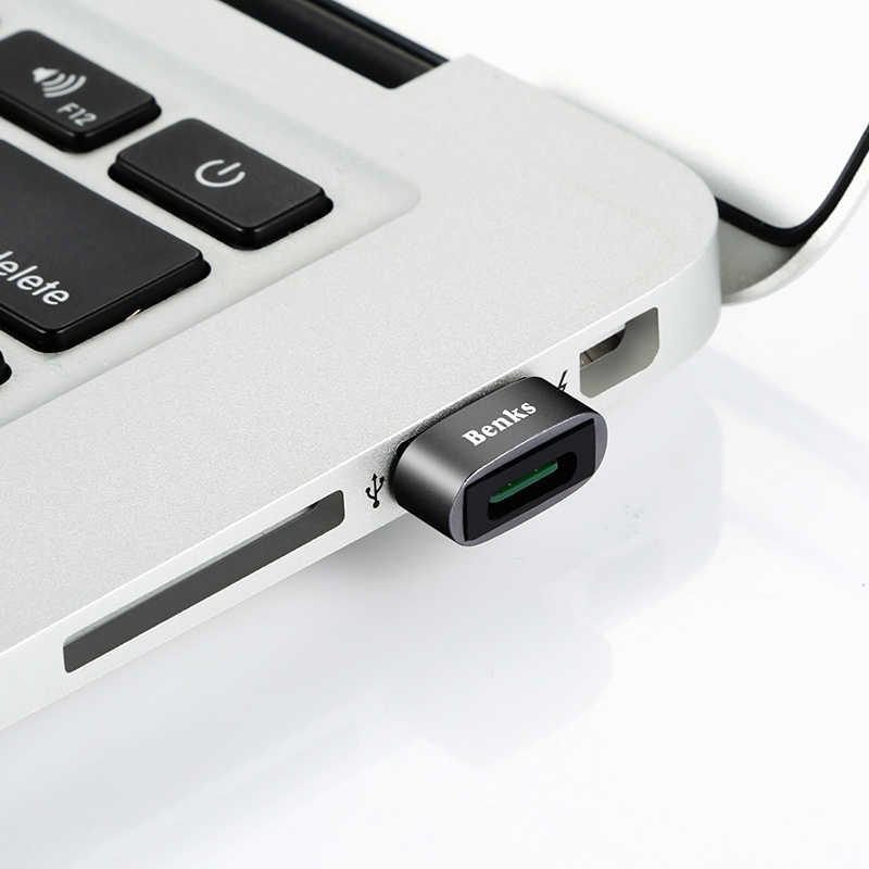 Benks U33 USB 2.0 to Type-C Adapter Gray