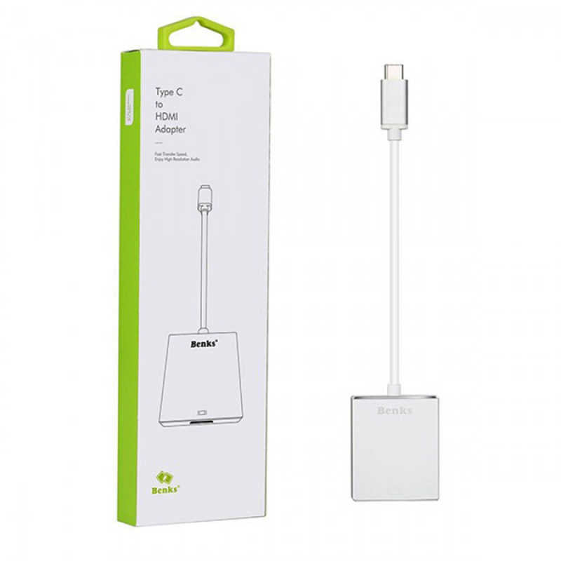 Benks Usb 3.1 Type-C to HDMI Adapter Rose Gold