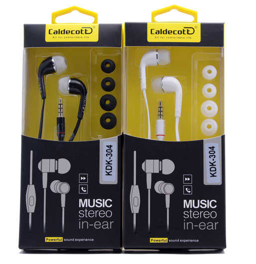 Caldecott KDK-304 MP3 Stereo Headphones Black