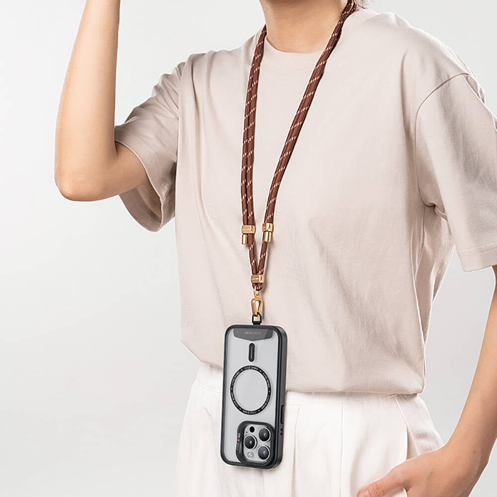 Casebang Ayarlanabilir Çapraz Vücut Telefon Askı İpi Pembe