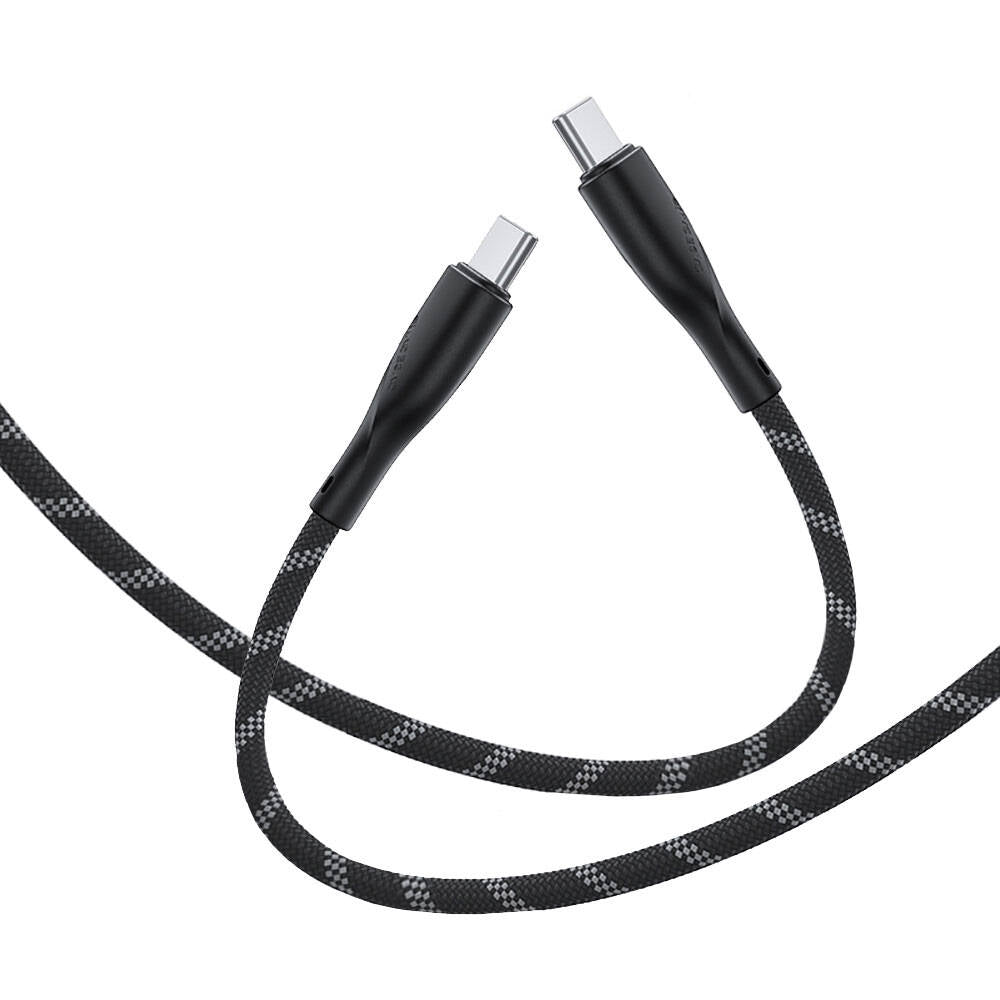 Casebang Type-C to Type-C Fast Charging Braided 60W PD Cable 1m Black