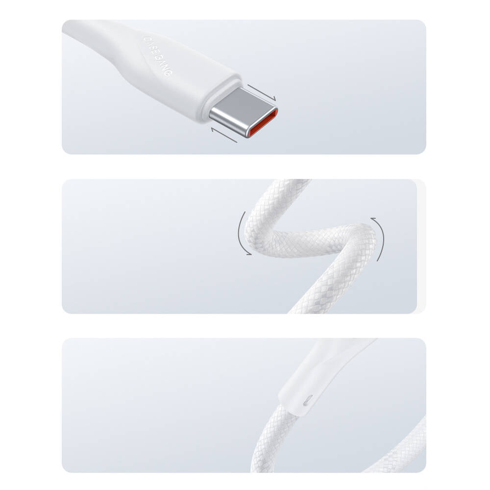 Casebang Type-C to Type-C Fast Charging Braided 60W PD Cable 2m Black