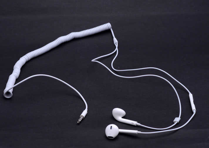 Double Spring 3.5mm Input Headphones White