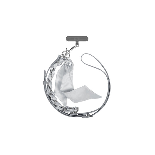 Coehl Caryne Serisi 2in1 Metal Tasarımlı Telefon Askı Aparatı Gri