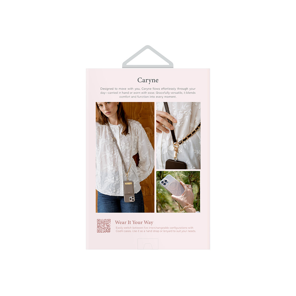 Coehl Caryne Serisi 3in1 Metal Tasarımlı Kartlıklı Telefon Askı Aparatı Siyah