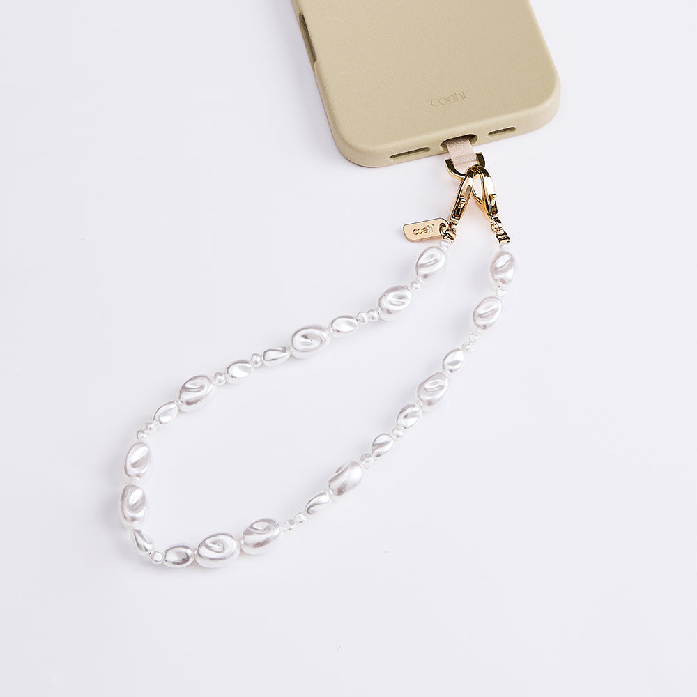 Coehl Perla Series Pearl Design Phone Mount White