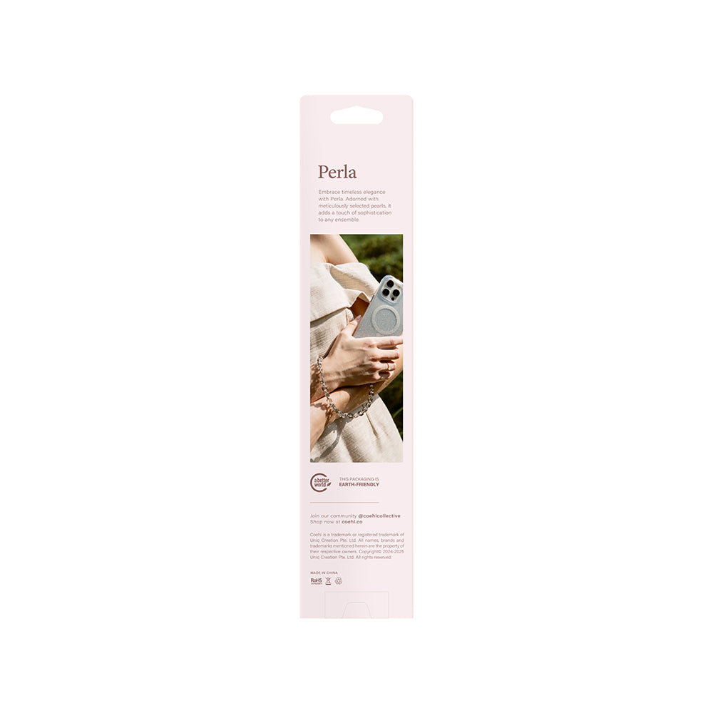 Coehl Perla Series Pearl Design Phone Mount White
