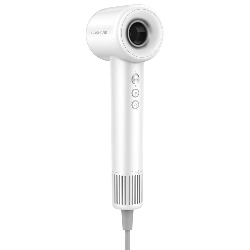 Coshare HD10E SuperFlow1 Ion Technology LED Light Hair Dryer White