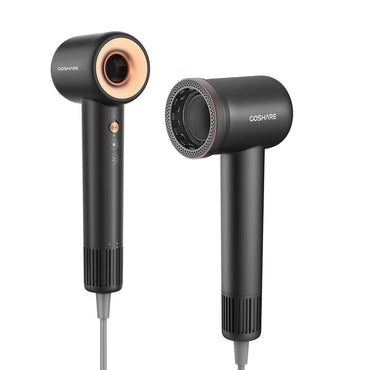 Coshare HD10E SuperFlow1 İyon Teknolojili Isı Dereceli Led Işıklı Saç Kurutma Fön Makinesi Siyah