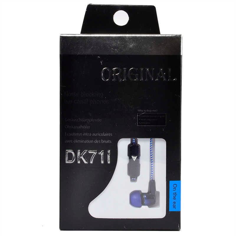 DK71i Mp3 Headphones with Remote Control Blue