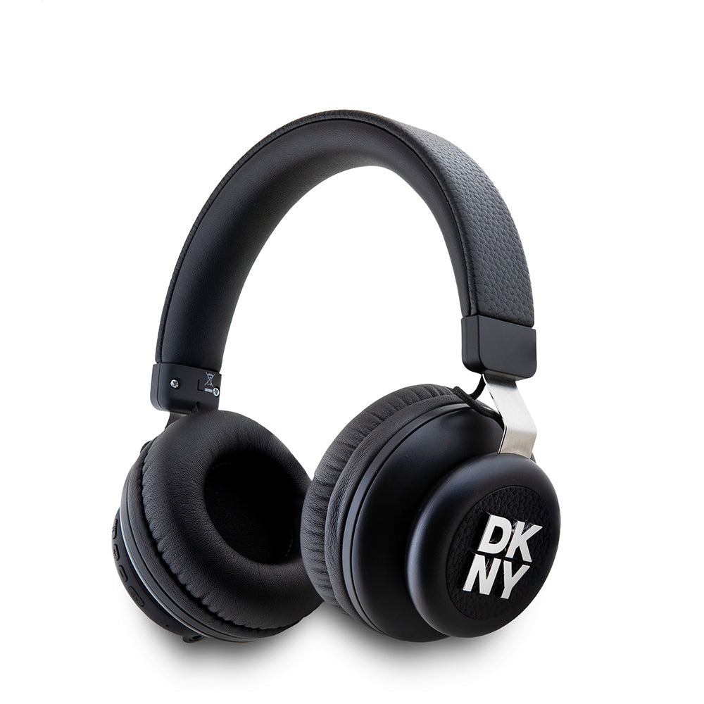 DKNY Orjinal Lisanslı PU Metal Logolu Kulak Üstü Bluetooth Kulaklık