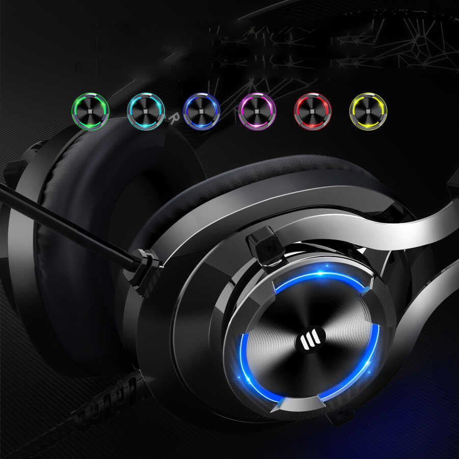 Eksa E3000 3.5mm Headphones Black