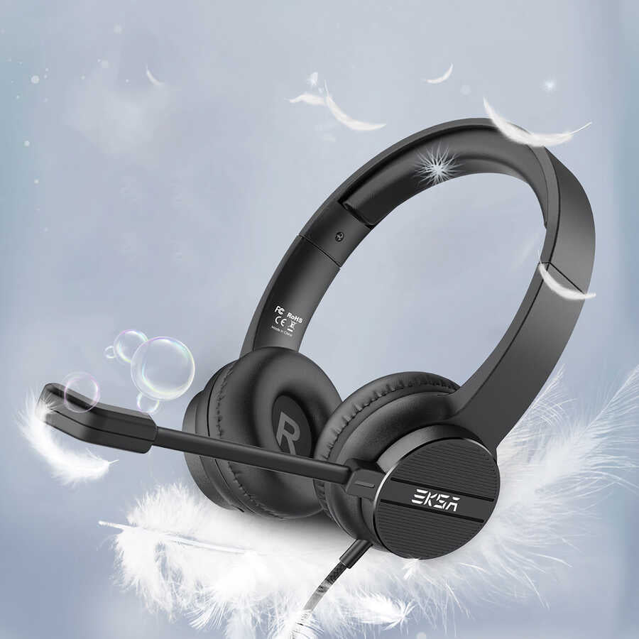 Eksa H12 3.5mm Headphones Black