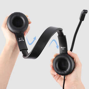 Eksa H12 3.5mm Headphones Black