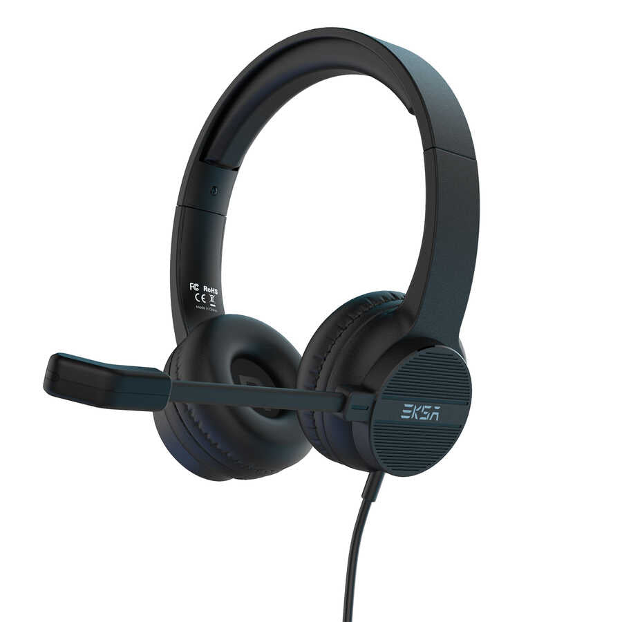 Eksa H12 3.5mm Headphones Black