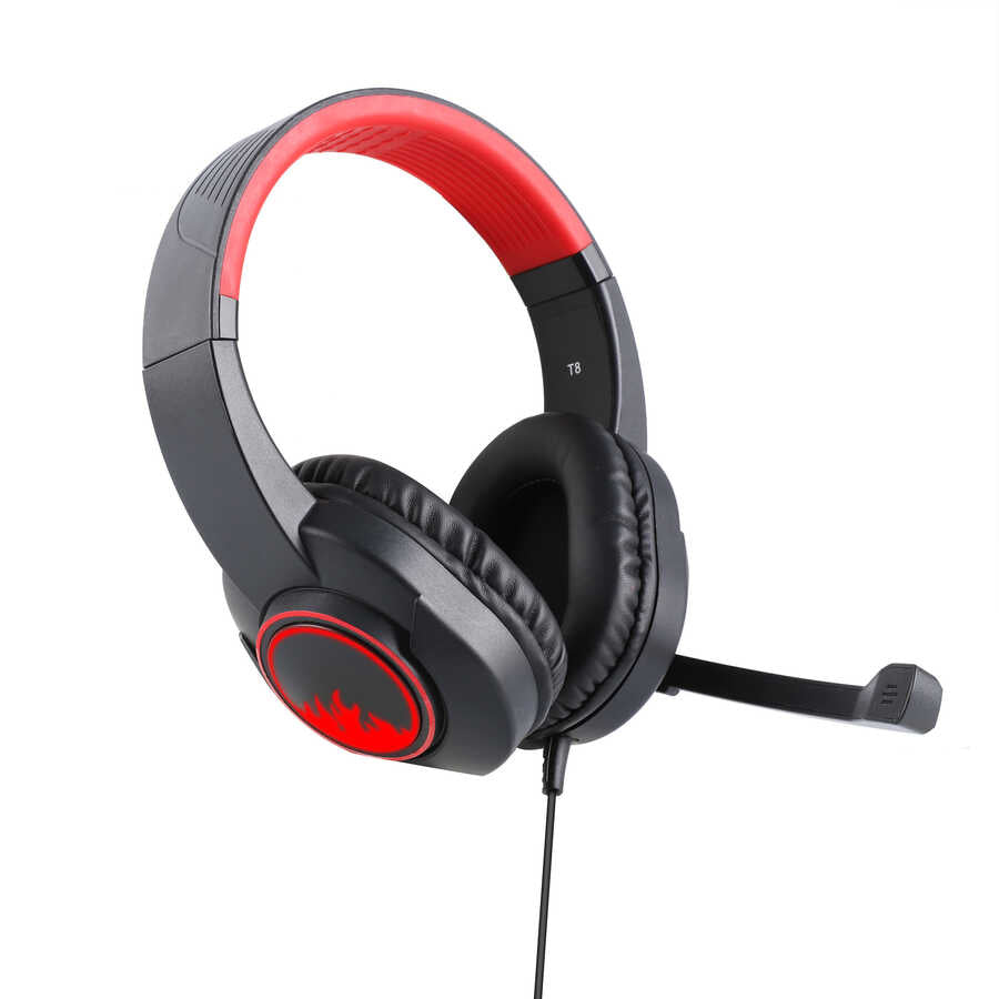 Eksa T8 3.5mm Headphones Red