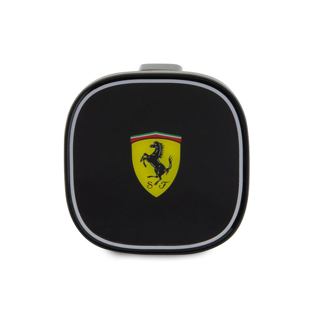 Ferrari Original Licensed Vent Design Magnetic Oval Equilateral Car Phone Holder Black