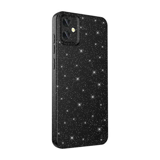 Galaxy A05 Case Camera Protection Glitter Luxury Zore Cotton Cover Black