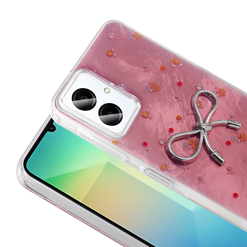 Galaxy A06 Case Camera Protection Figured Zore Ponti Silicone Cover Light Blue