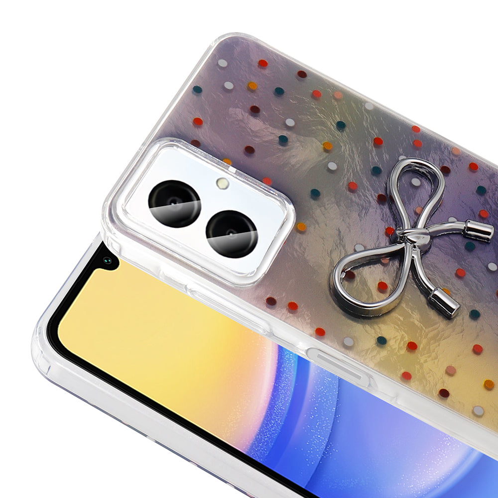 Galaxy A06 Case Camera Protection Figured Zore Ponti Silicone Cover Lilac